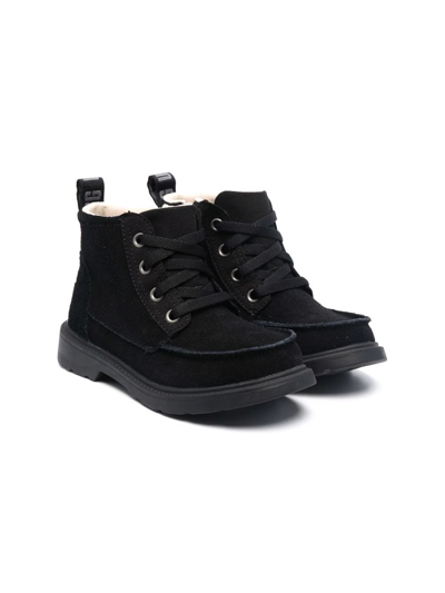 Shop Ugg Chelham Weather Lace-up Boots In 黑色