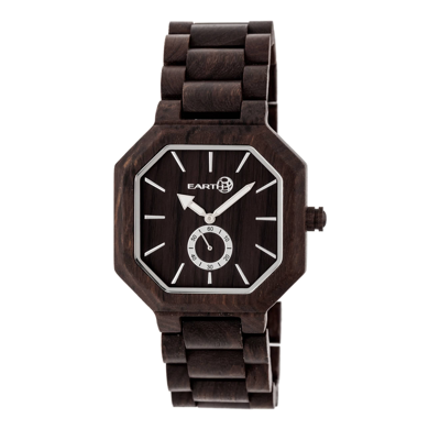 Shop Earth Acadia Octagon Watch Ethew4702 In Brown / Dark