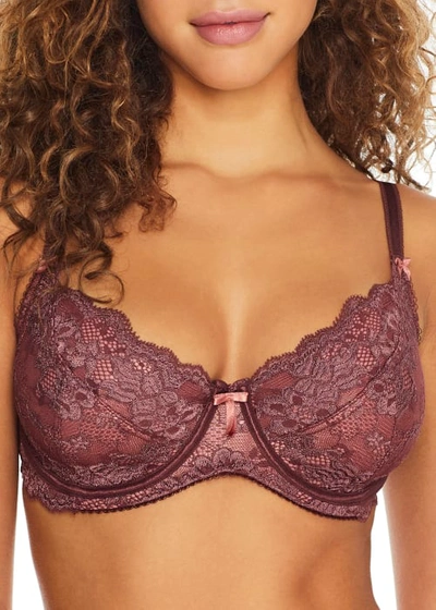 Shop Pour Moi Amour Full Cup Bra In Truffle