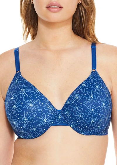 Shop Warner's This Is Not A Bra T-shirt Bra In Limoges Floral