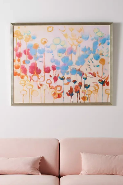 Shop Anthropologie Midsummer Wall Art By  In Pink Size M