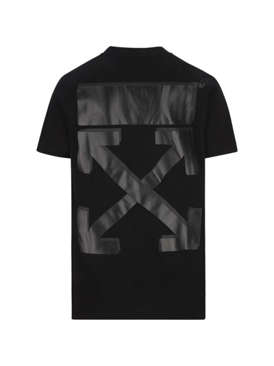 Shop Off-white Men's Black Cotton T-shirt