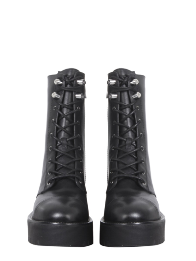 Shop Michael Michael Kors Bryce Combat Boots In Black