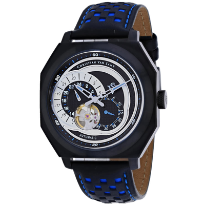 Shop Christian Van Sant Machina Automatic Black Dial Men's Watch Cv0564