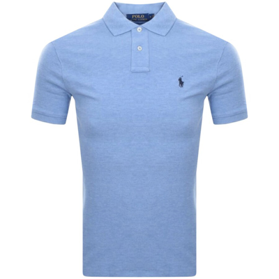 Polo Ralph Lauren Ralph Lauren Slim Fit Polo T Shirt Blue In Blue