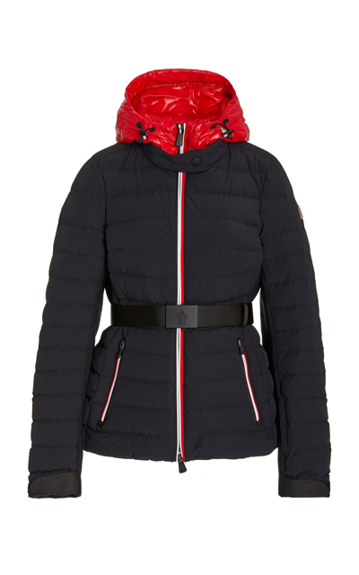 Shop Moncler Women's Bruche Hooded Down Jacket In Black