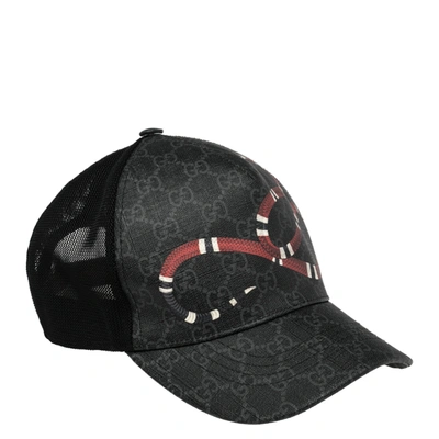 Gucci Kingsnake print GG Supreme baseball cap - ShopStyle Hats