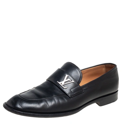 Louis Vuitton Black Leather Saint Germain Loafers Size 40.5 at 1stDibs  louis  vuitton saint germain loafer, lv saint germain loafer, louis vuitton  loafers black