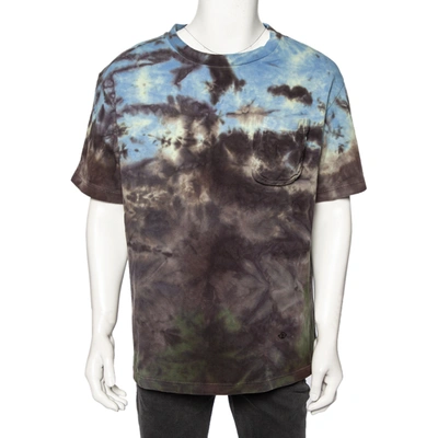 LOUIS VUITTON HGY78W Tie dye T-Shirt M Multicolor Authentic Men Used from  Japan