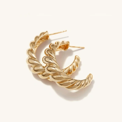 Large croissant 2024 dome hoops