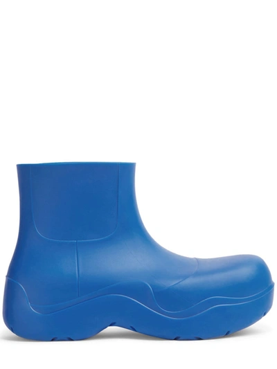 Shop Bottega Veneta Blue Puddle Boots