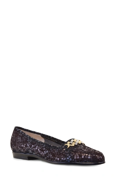 Shop Amalfi By Rangoni Oste Loafer In Bronze Printed Leather