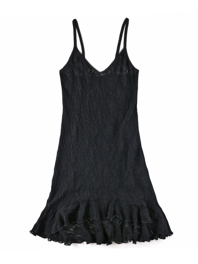 Shop Hanky Panky Signature Lace High-low Chemise In Black