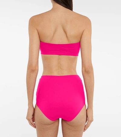 Karla Colletto Basics High-rise Bikini Bottoms In Primrose