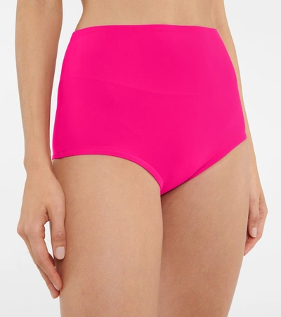 Shop Karla Colletto Basics High-rise Bikini Bottoms In Primrose