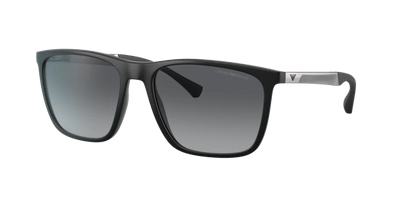 Shop Emporio Armani Man Sunglasses Ea4150 In Polar Gradient Grey