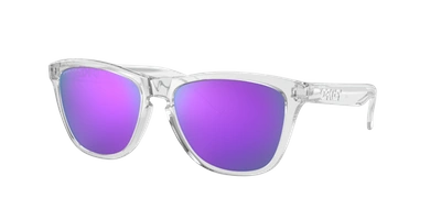 Shop Oakley Unisex Sunglass Oo9245 Frogskins™ (low Bridge Fit) In Prizm Violet