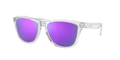 Oakley Mens Clear Oo9013 Frogskins O Matter™ Plutonite Square-frame Sunglasses In Prizm Violet