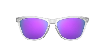 Oakley Mens Clear Oo9013 Frogskins O Matter™ Plutonite Square-frame Sunglasses In Prizm Violet
