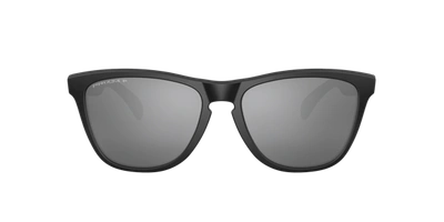 Shop Oakley Man Sunglass Oo9245 Frogskins™ (low Bridge Fit) In Prizm Black Polarized