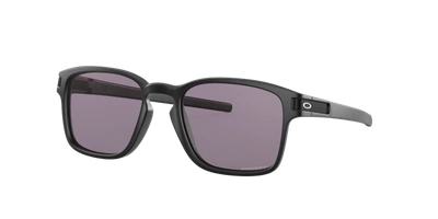 Shop Oakley Unisex Sunglass Oo9358 Latch™ Square (low Bridge Fit) In Prizm Grey