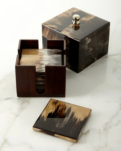 Ladorada Horn Luxe Boxed Coaster Set
