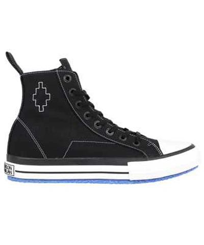Shop Marcelo Burlon County Of Milan Cross High Vulcanized Sneakers In Black