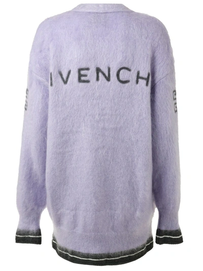 Shop Givenchy Women's Purple Other Materials Cardigan