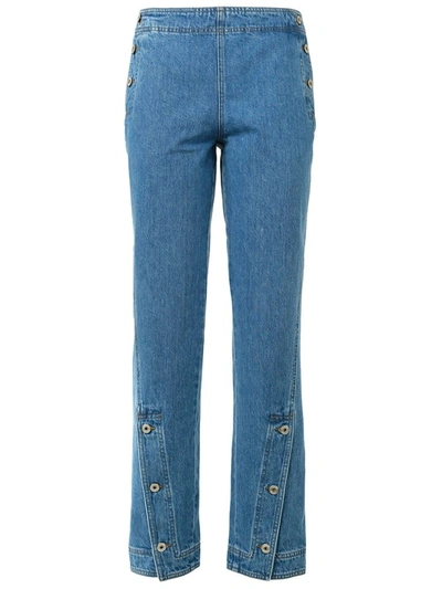Shop Loewe Women's Blue Other Materials Jeans