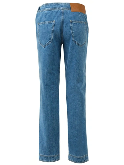 Shop Loewe Women's Blue Other Materials Jeans