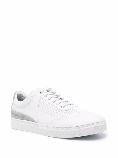 Shop A-cold-wall* Men's White Leather Sneakers
