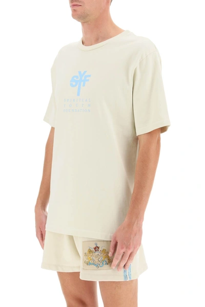 Shop Liberal Youth Ministry Spiritual Youth Foundation T-shirt In Beige