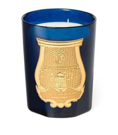 Shop Cire Trudon Trudon Les Belles Matières Reggio Candle (800g) In Blue