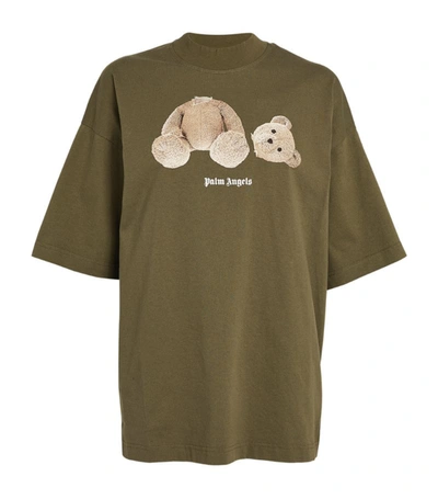 Shop Palm Angels Kill The Bear T-shirt In Brown