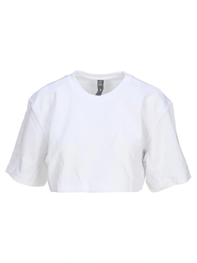 Shop Adidas By Stella Mccartney Future Playground Cropped T In White