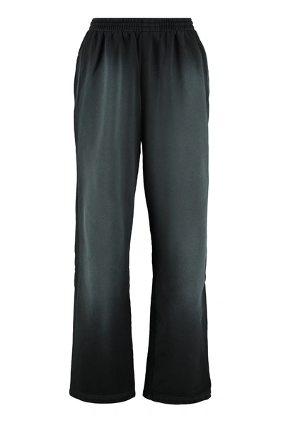 Shop Balenciaga Medium Fit Sweatpants In Black