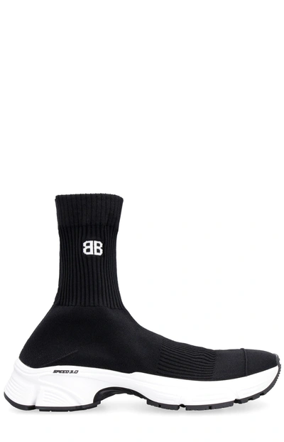 Shop Balenciaga Speed 3.0 Sneakers In Black