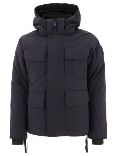 Shop Canada Goose Maitland Hooded Parka In Navy