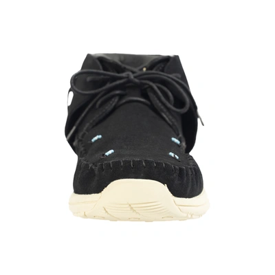 Shop Visvim Lhamo-folk Suede Sneakers In Black