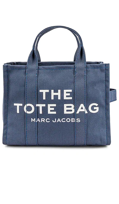 Shop Marc Jacobs The Canvas Medium Tote Bag In Blue Shadow