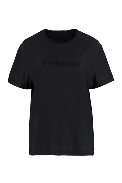 Shop Givenchy 4g Logo Printed T In Black