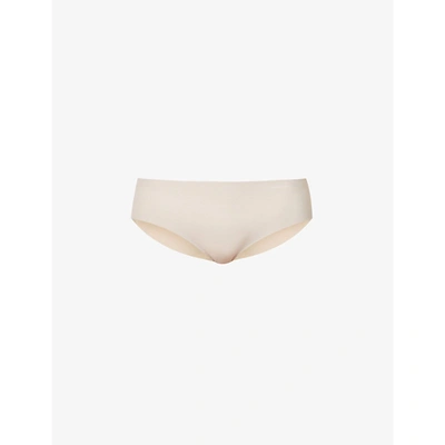 Shop Calvin Klein Invisibles Hipster Briefs In Beechwood