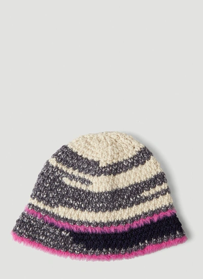 Shop Stella Mccartney Knitted Bucket Hat In Multi