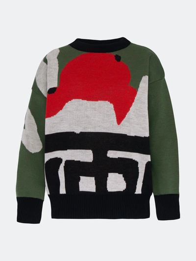 Shop A Lot Studio Tomaat Sweater In Green