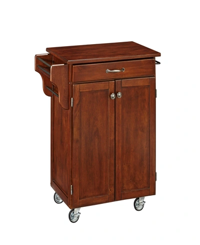 Shop Home Styles Cuisine Cart Cherry Finish With Cherry Top