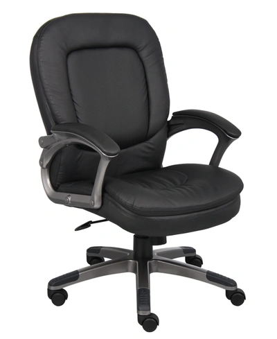 Shop Boss Office Products Executive Pillow Top Mid Back Chair