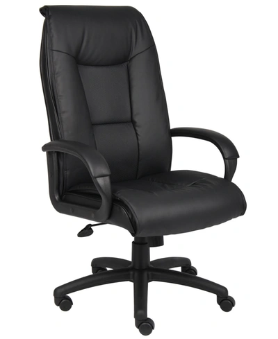 Shop Boss Office Products Executive Leather Plus Chair W/padded Arm
