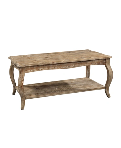 Shop Alaterre Furniture Rustic - Reclaimed Coffee Table, Driftwood