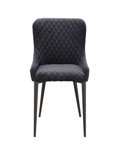 Shop Moe's Home Collection Etta Dining Chair Dark Gray
