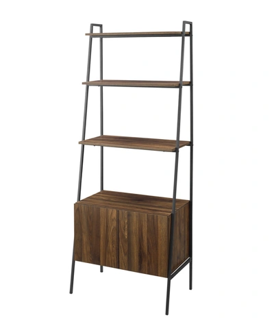 Shop Walker Edison Industrial Wood Ladder Bookcase